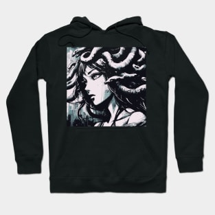 Medusa ink portrait Hoodie